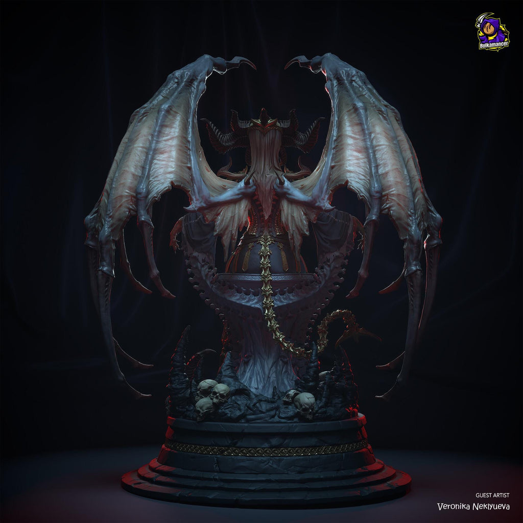 Lilith resin figure, Hand Painted Collectible Statue, Dark Fantasy