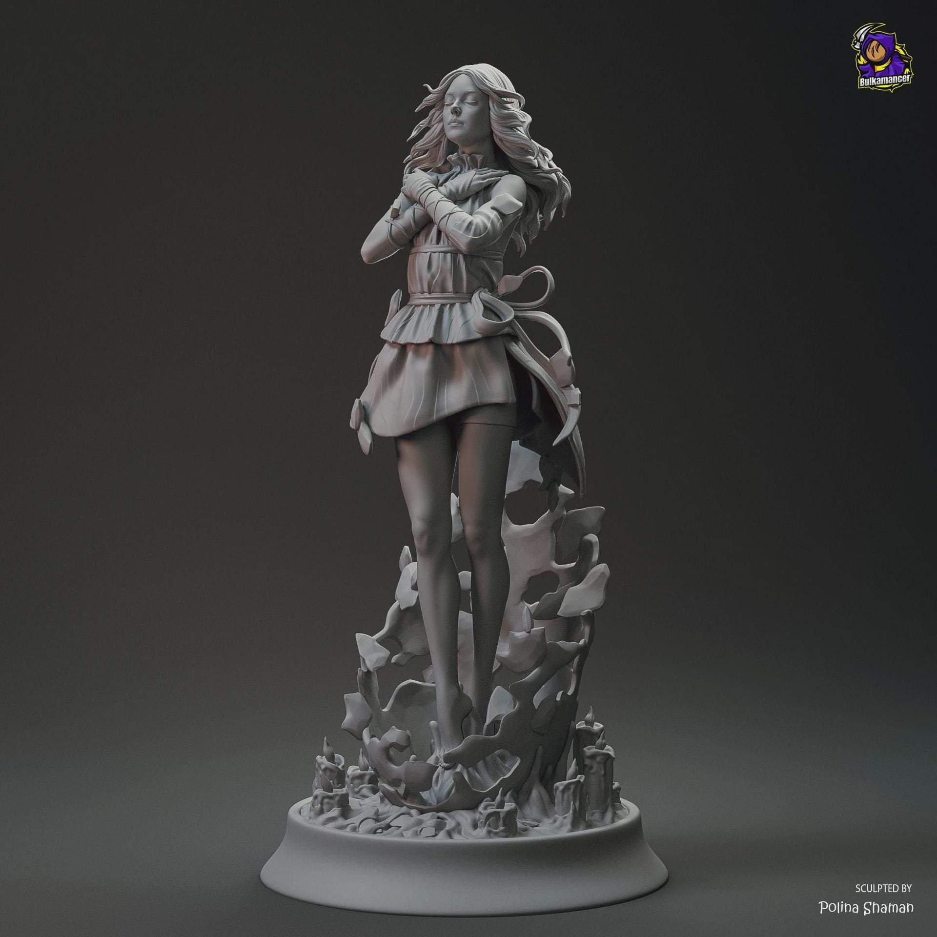 Tomorrow Resin Figure, Hand Painted Collectible Figure, 26.9 cm (10.59 in)