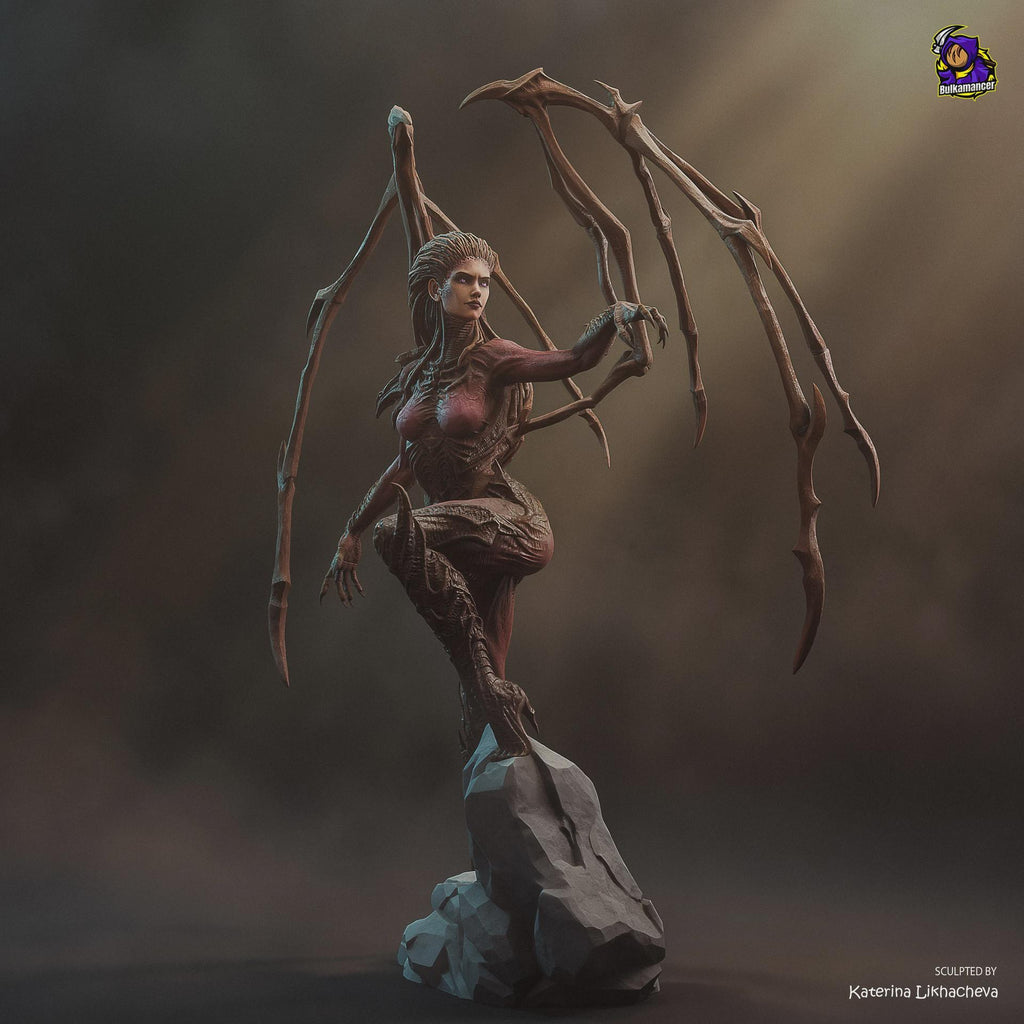 Kerrigan Resin Figure, StarCraft Statue, Hand Painted Collectible