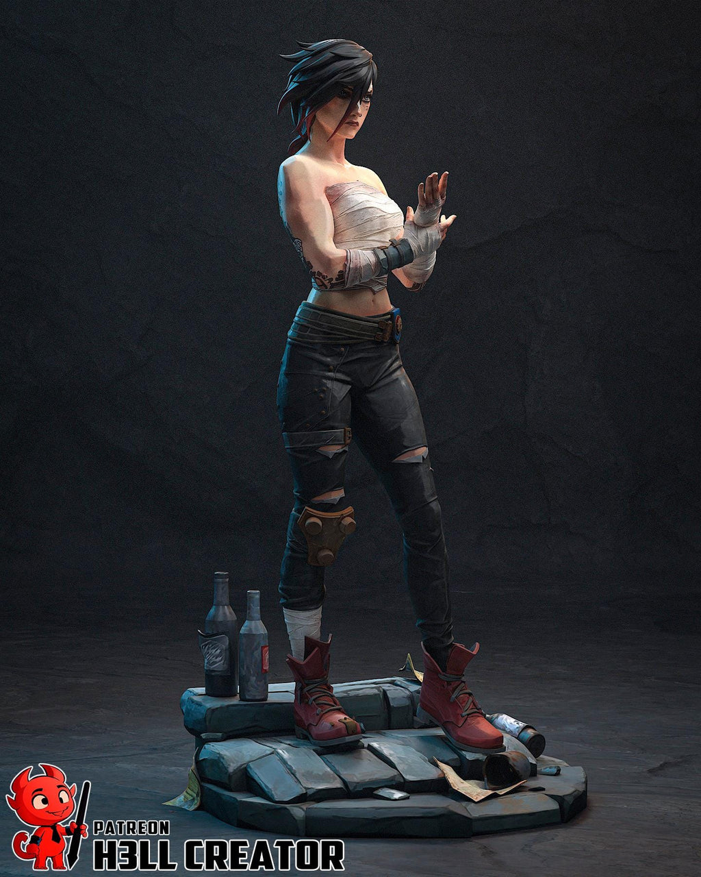Vi Resin Statue, Hand Painted Collectible Figure, 200 mm (7.9 in)