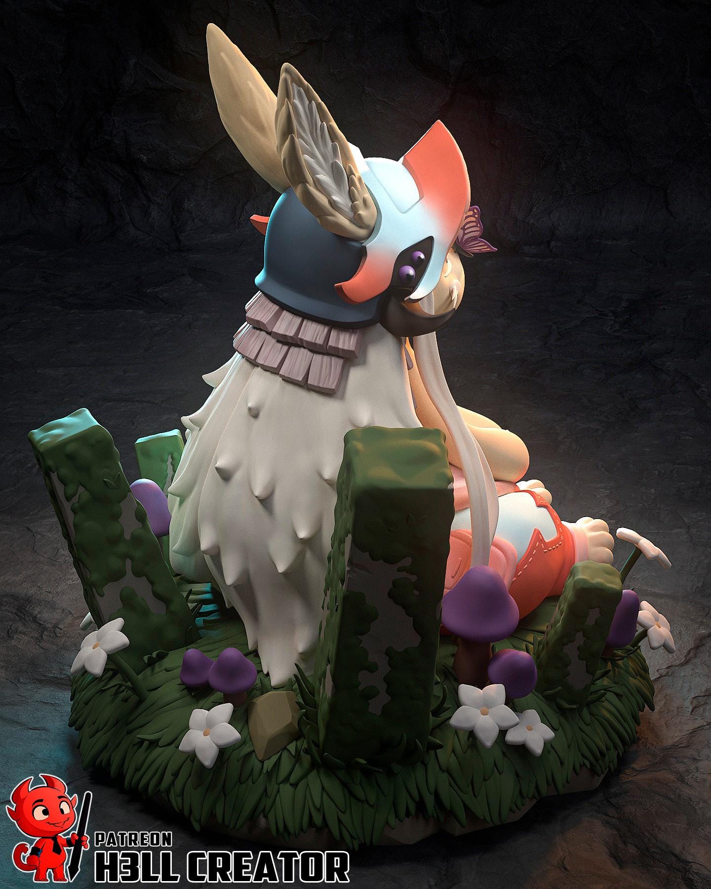 Nanachi resin statue, Hand Painted Collectible Figure, 146 mm (5.7 in)
