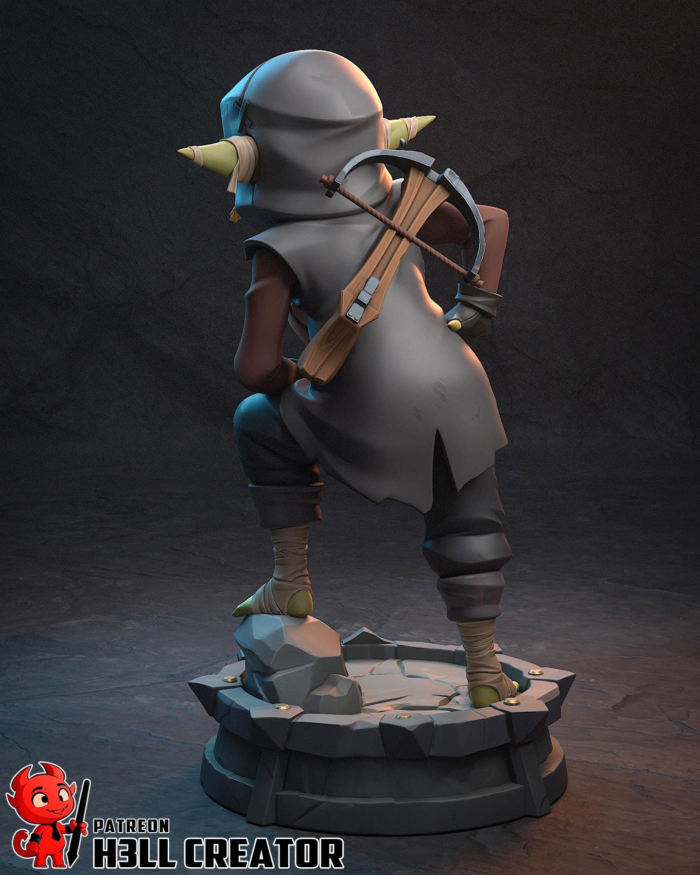 Nott Resin Statue, Hand Painted Collectible Figure, 117 mm (4.6 in)