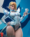 Emma Frost Statue, Resin Statue, Hand Painted Figure, 183 mm (7.2 in)