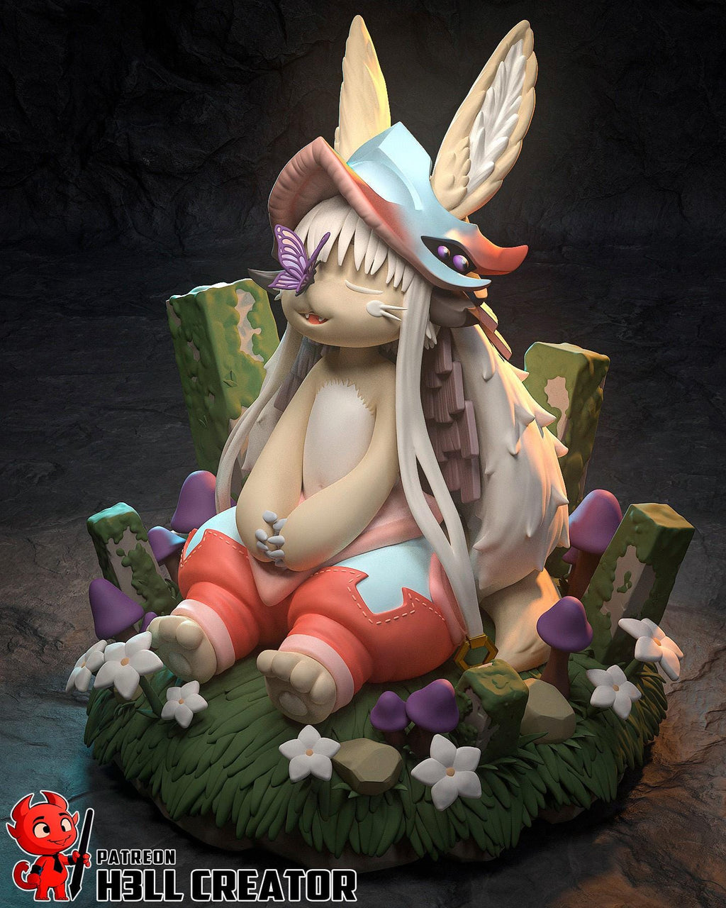 Nanachi resin statue, Hand Painted Collectible Figure, 146 mm (5.7 in)