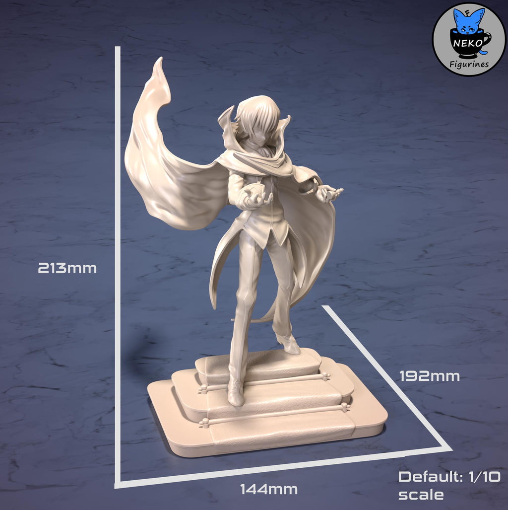 Lelouch Resin Statue, Hand Painted Collectible Figure, 21.3 cm (8.4 in)