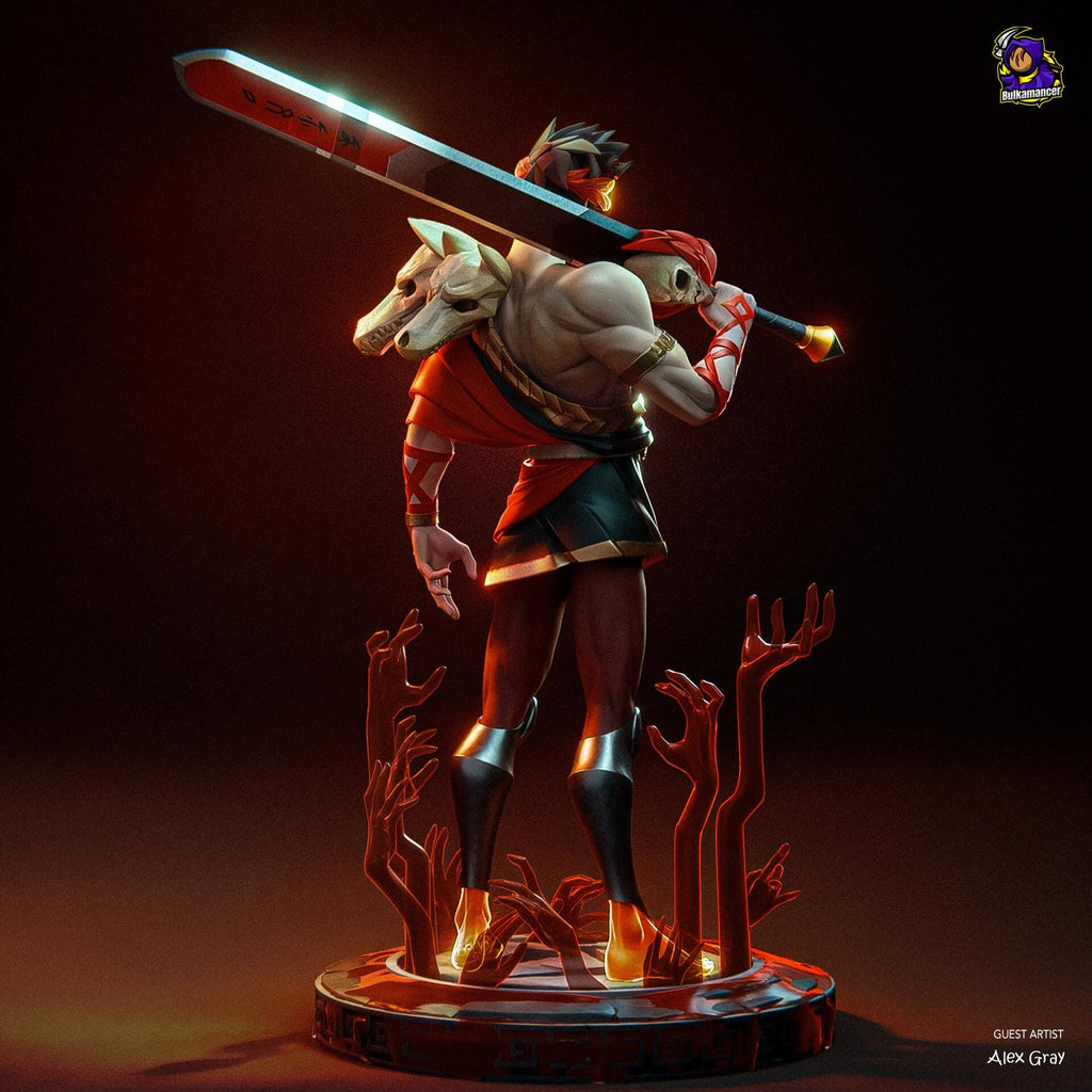 Zagreus Resin Figure, Hades Hand Painted Statue, 25.3 cm (9.96 in)