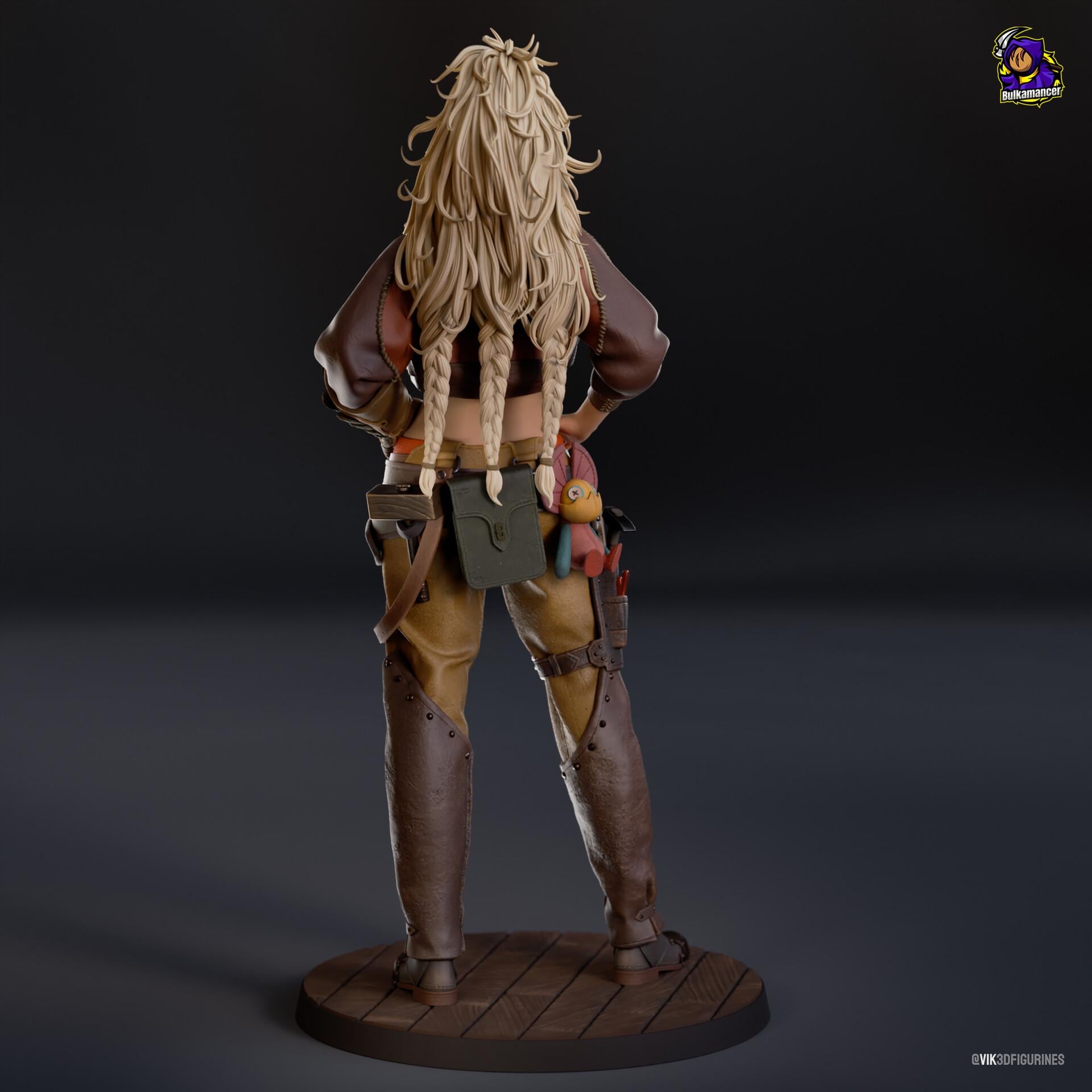 Gemma resin figure, Hand Painted Collectible Statue, 21.5 cm (8.46 in)
