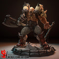 Garrosh Hellscream Statue, Hand Painted Resin Figure, 186 mm (7.3 in)