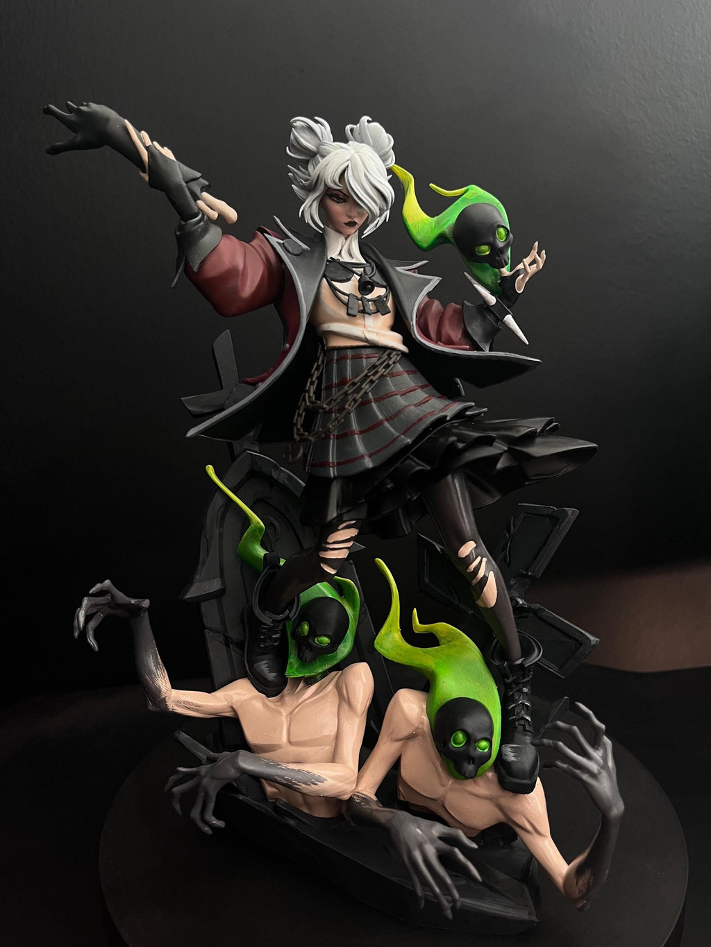 Graves Resin Figure, Hand Painted Collectible Statue, Fan Art Piece
