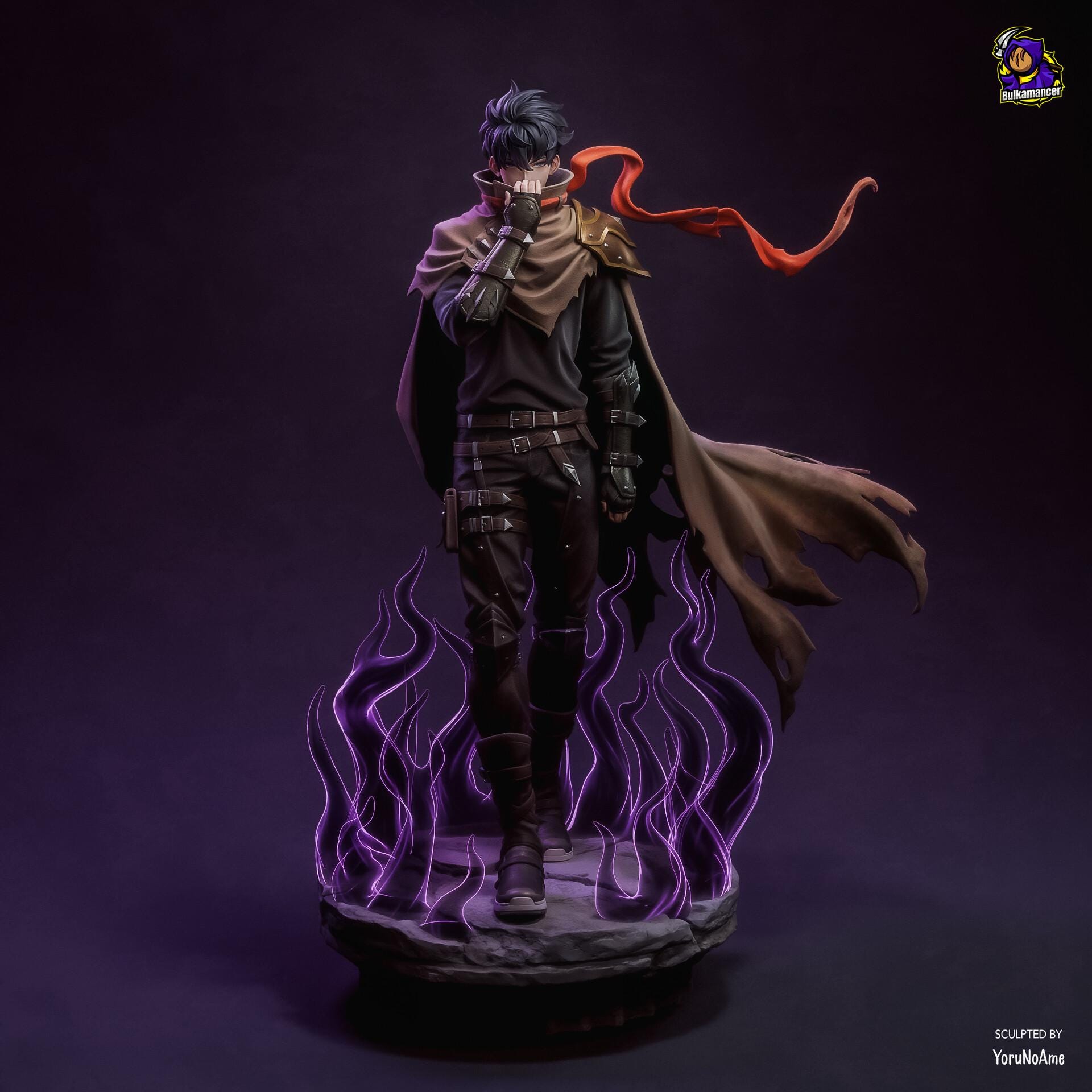 Sung Jin-Woo Solo Leveling Resin Figure, Hand Painted Collectible