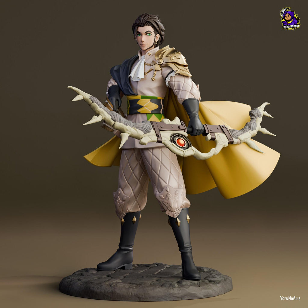 Claude von Riegan Figure, Resin Statue, Hand Painted Collectible
