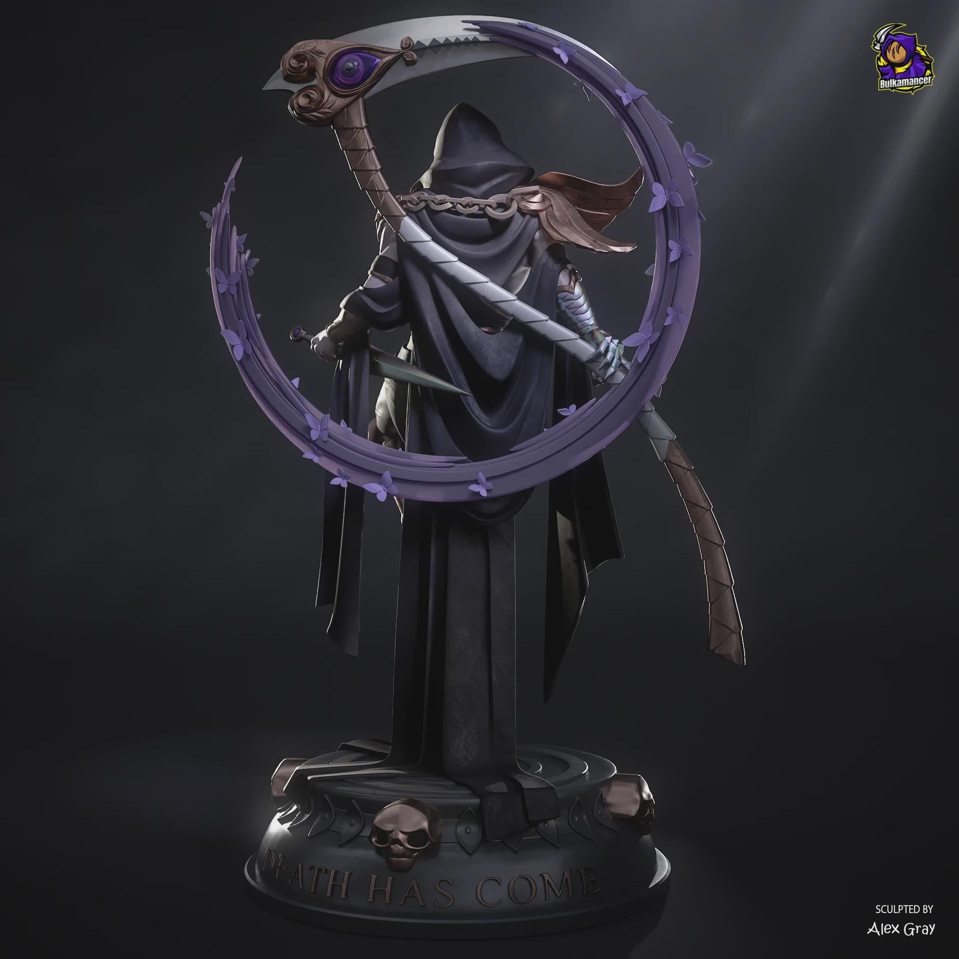 Thanatos resin figure, Hand Painted Collectible Statue, 32.1 cm (12.64 in)