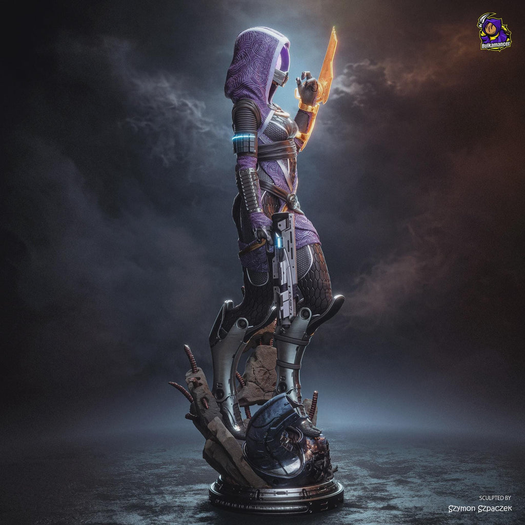 Tali'Zorah Resin Figure, Tali Zorah Resin Figure, Hand Painted Statue