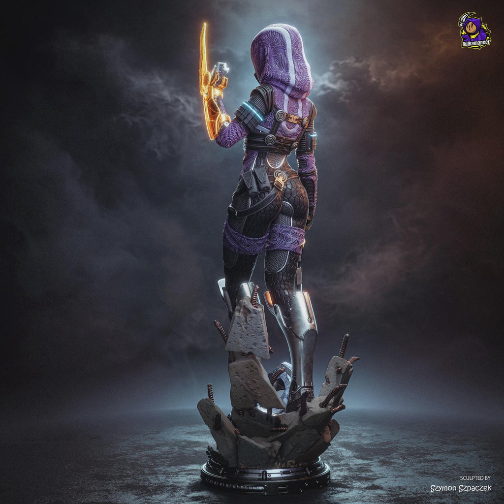 Tali'Zorah Resin Figure, Tali Zorah Resin Figure, Hand Painted Statue