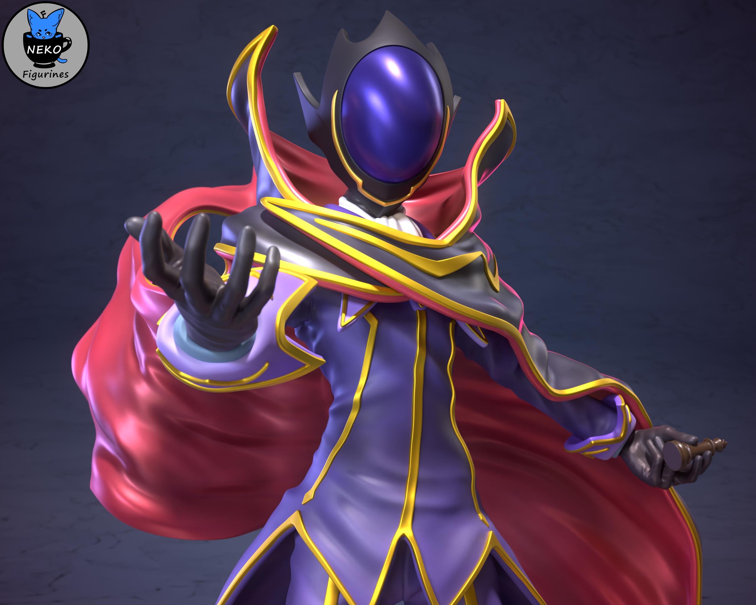 Lelouch Resin Statue, Hand Painted Collectible Figure, 21.3 cm (8.4 in)