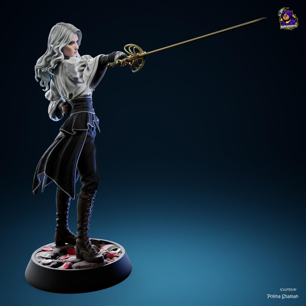 Maelle resin figure, Clair Obscur Expedition 33, Hand Painted Statue