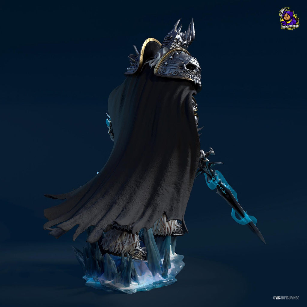 Arthas Menethil resin figure, Lich King Statue, Hand Painted, 28.4 cm (11.2 in)