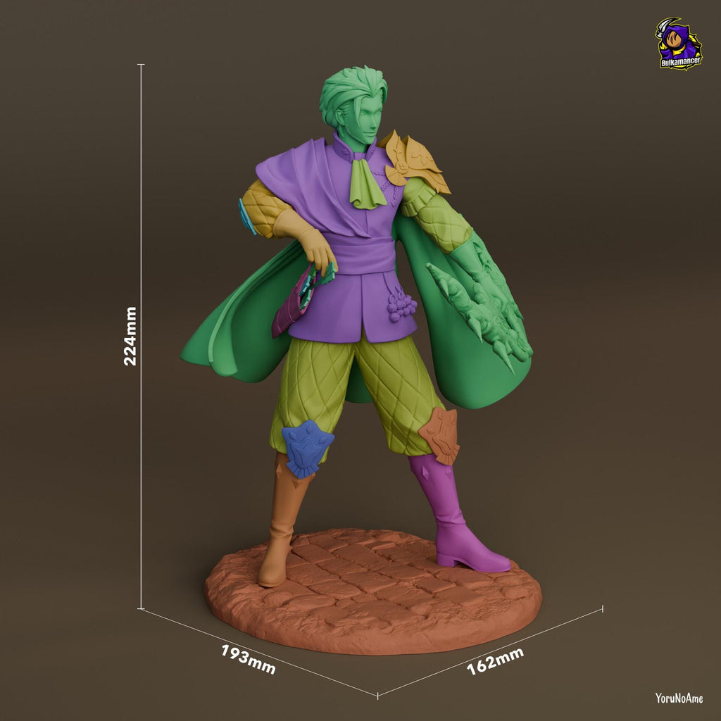 Claude von Riegan Figure, Resin Statue, Hand Painted Collectible