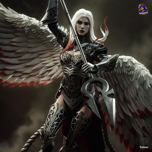 Avacyn resin figure, Hand Painted Collectible Statue, MTG Fan Art