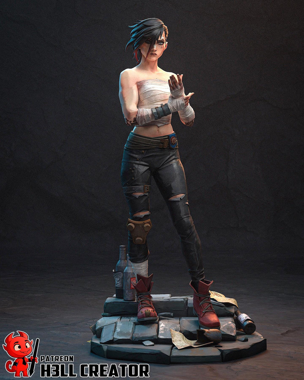 Vi Resin Statue, Hand Painted Collectible Figure, 200 mm (7.9 in)