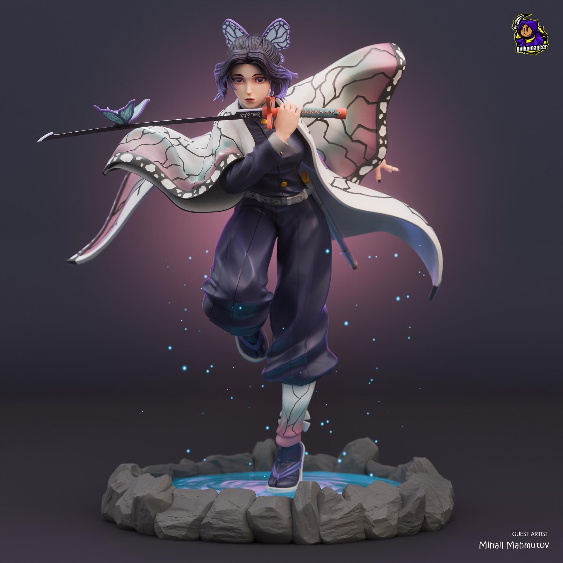 Shinobu Kocho Figure, Resin Statue, Hand Painted, 20.4 cm (8.0 in)