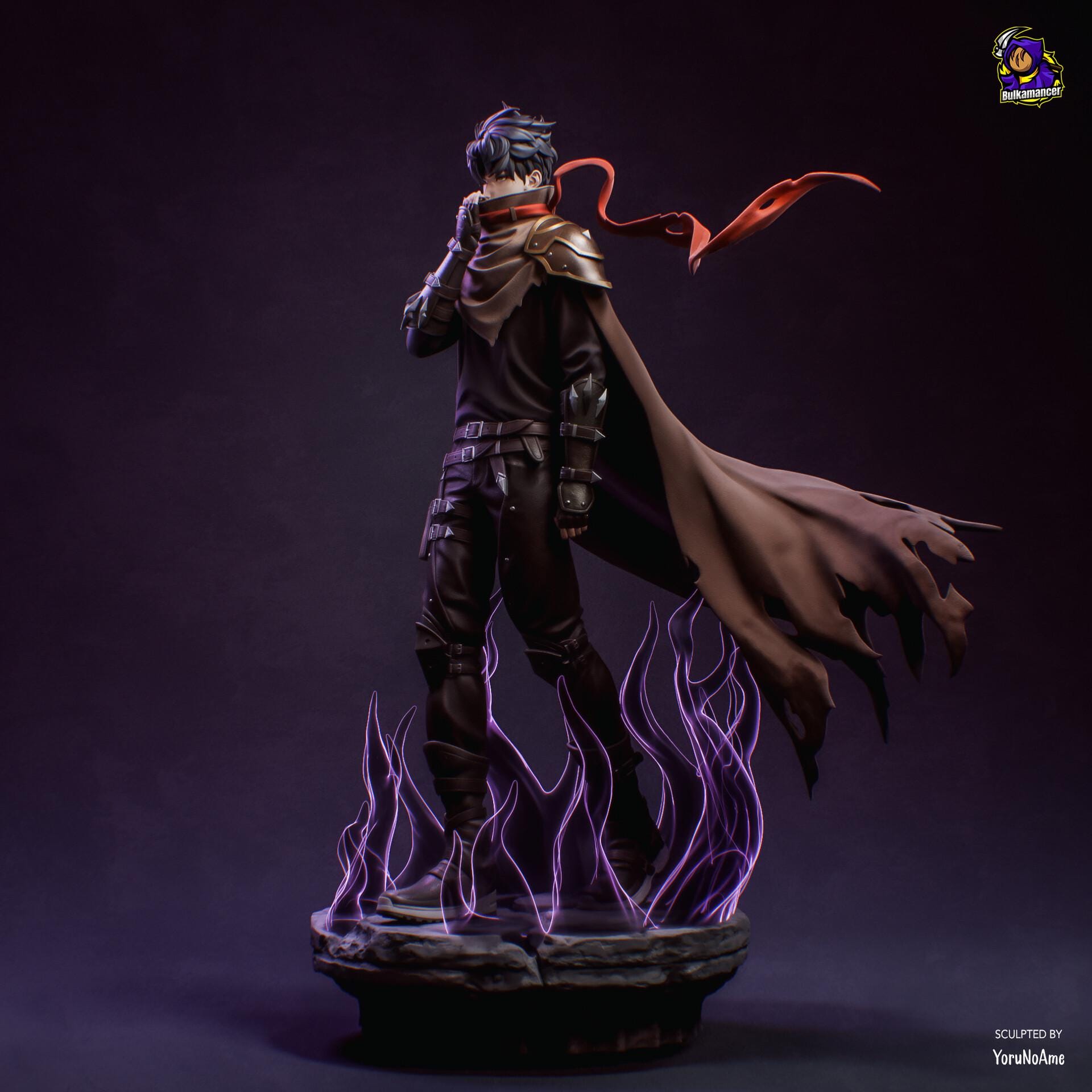 Sung Jin-Woo Solo Leveling Resin Figure, Hand Painted Collectible