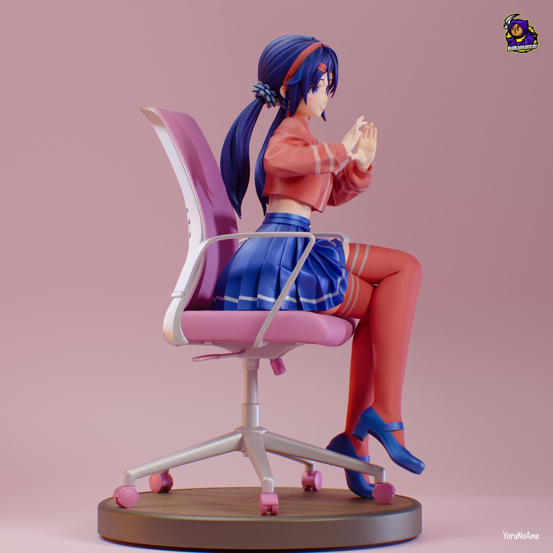 Mita MiSide Resin Figure, Hand Painted Collectible Figure, 17.6 cm (6.93 in)