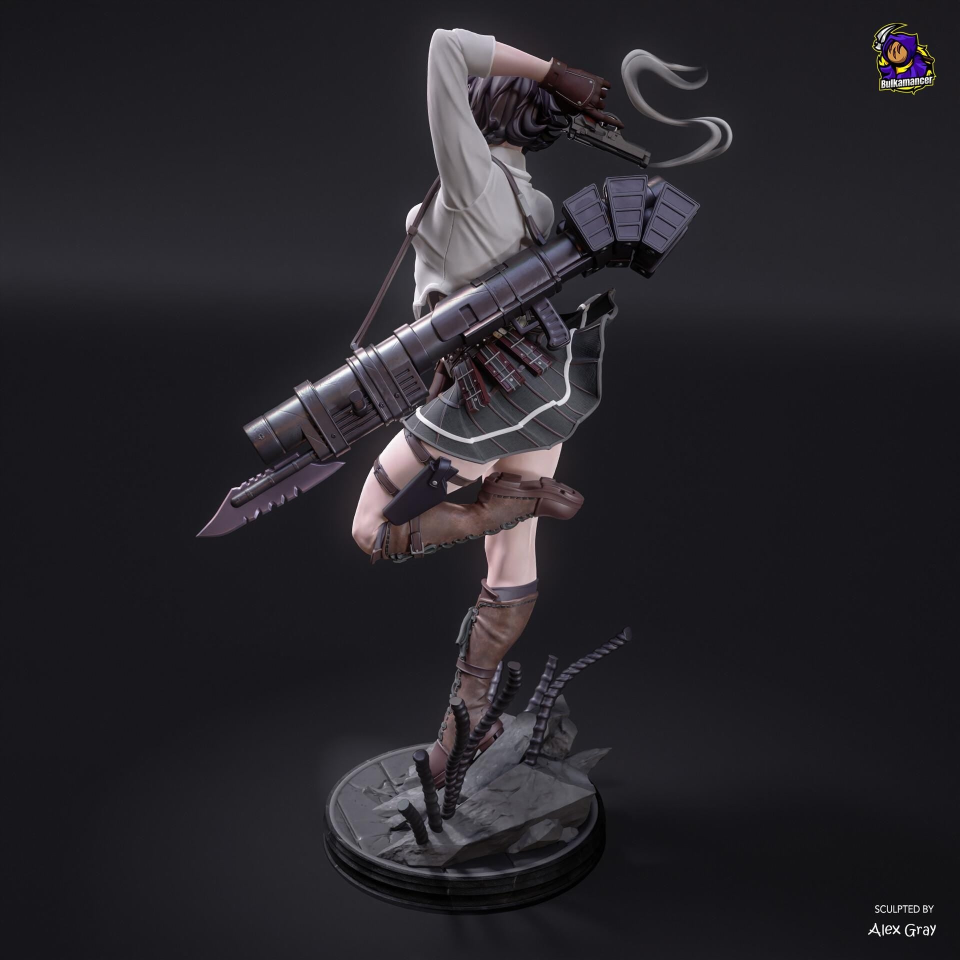 Lady resin figure Resin Statue, Hand Painted Collectible Figure, 23 cm (9.06 in)