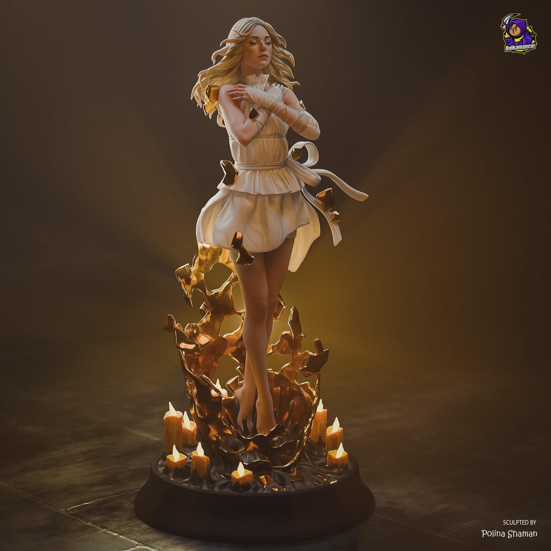 Tomorrow Resin Figure, Hand Painted Collectible Figure, 26.9 cm (10.59 in)