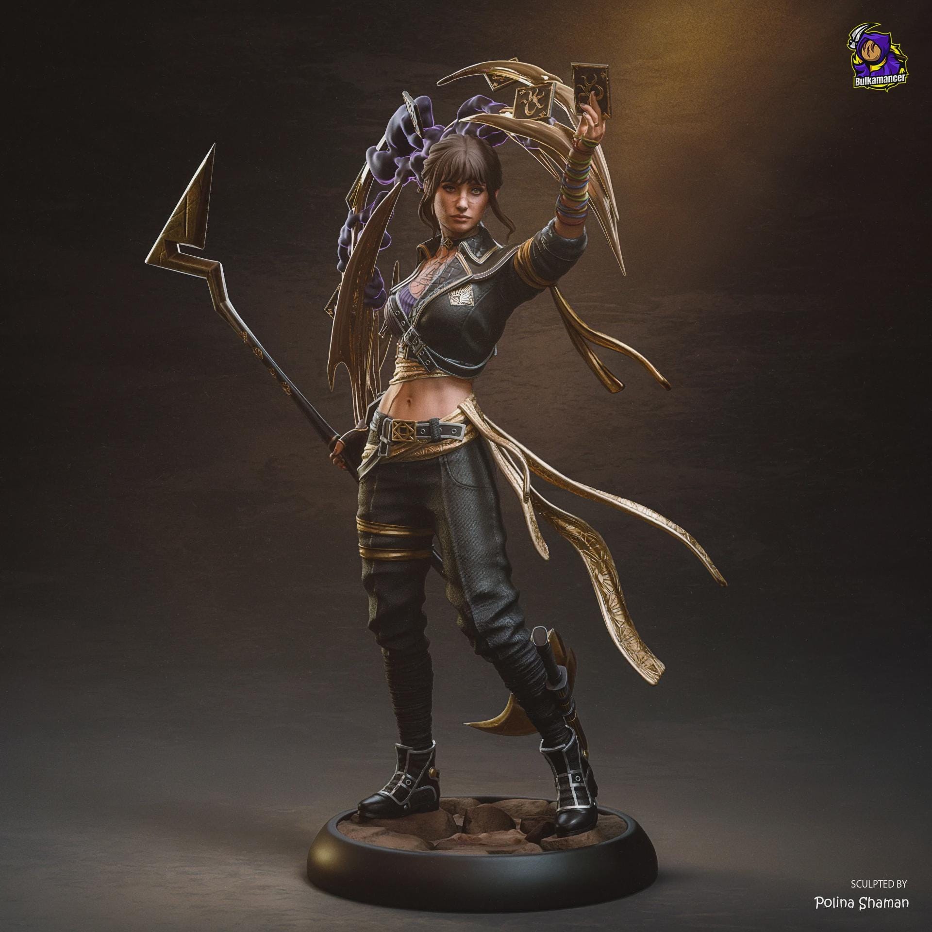 Sciel Resin Figure, Hand Painted Collectible Figure, 25.1 cm (9.88 in)
