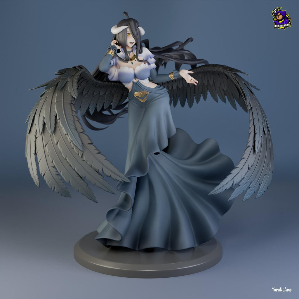 Albedo Resin Figure, Hand Painted Collectible Statue, 224 mm (8.82 in)