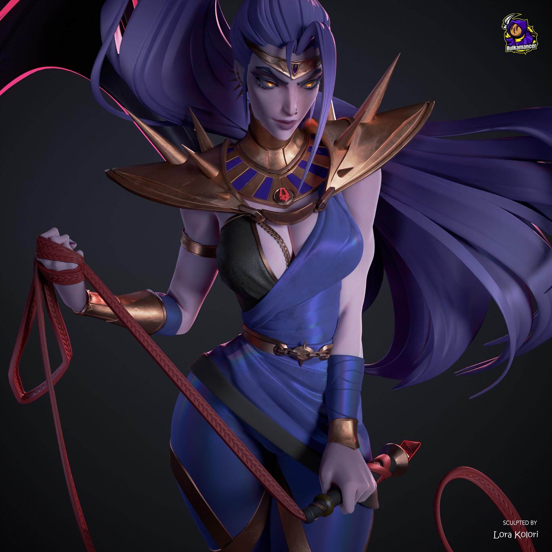Megaera Resin Figure, Hades Resin Statue, Hand Painted Collectible Figure