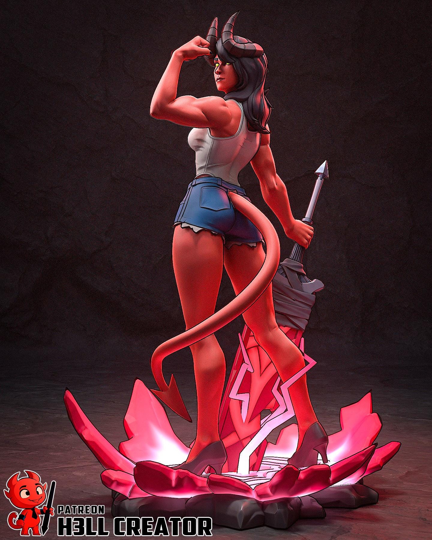 Malevola Resin Statue, Hand Painted Collectible Figure, 214 mm (8.4 in)