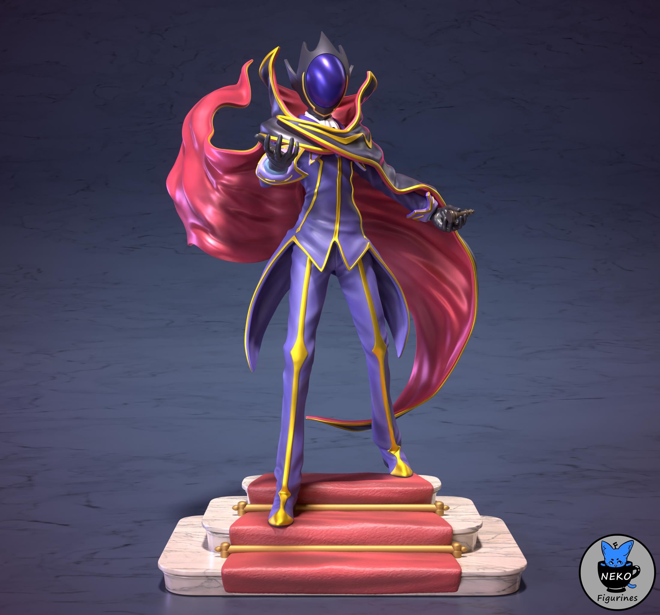 Lelouch Resin Statue, Hand Painted Collectible Figure, 21.3 cm (8.4 in)