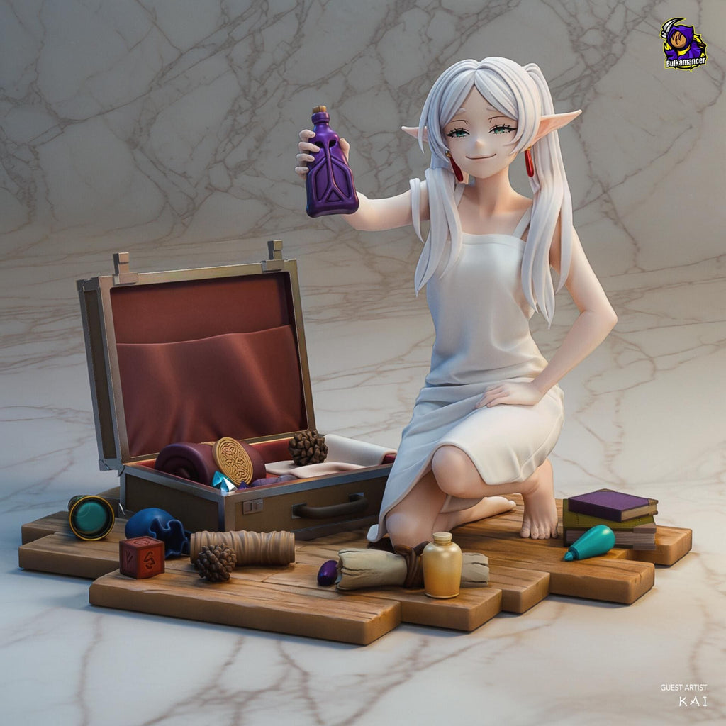 Frieren Resin Figure, Hand Painted Collectible Statue, 13.3 cm (5.24 in)