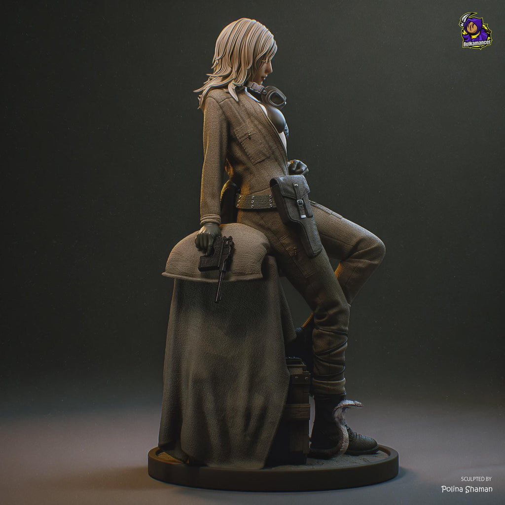 EVA Metal Gear Solid Figure, Resin Statue, Hand Painted, 22.7 cm (8.94 in)