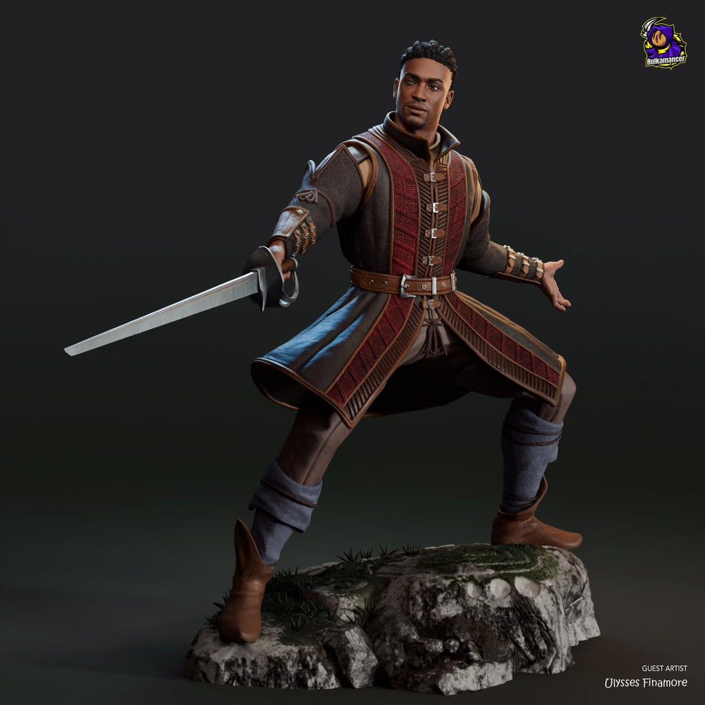Wyll Resin Figure, Hand Painted Collectible Statue, 23.5 cm (9.25 in)