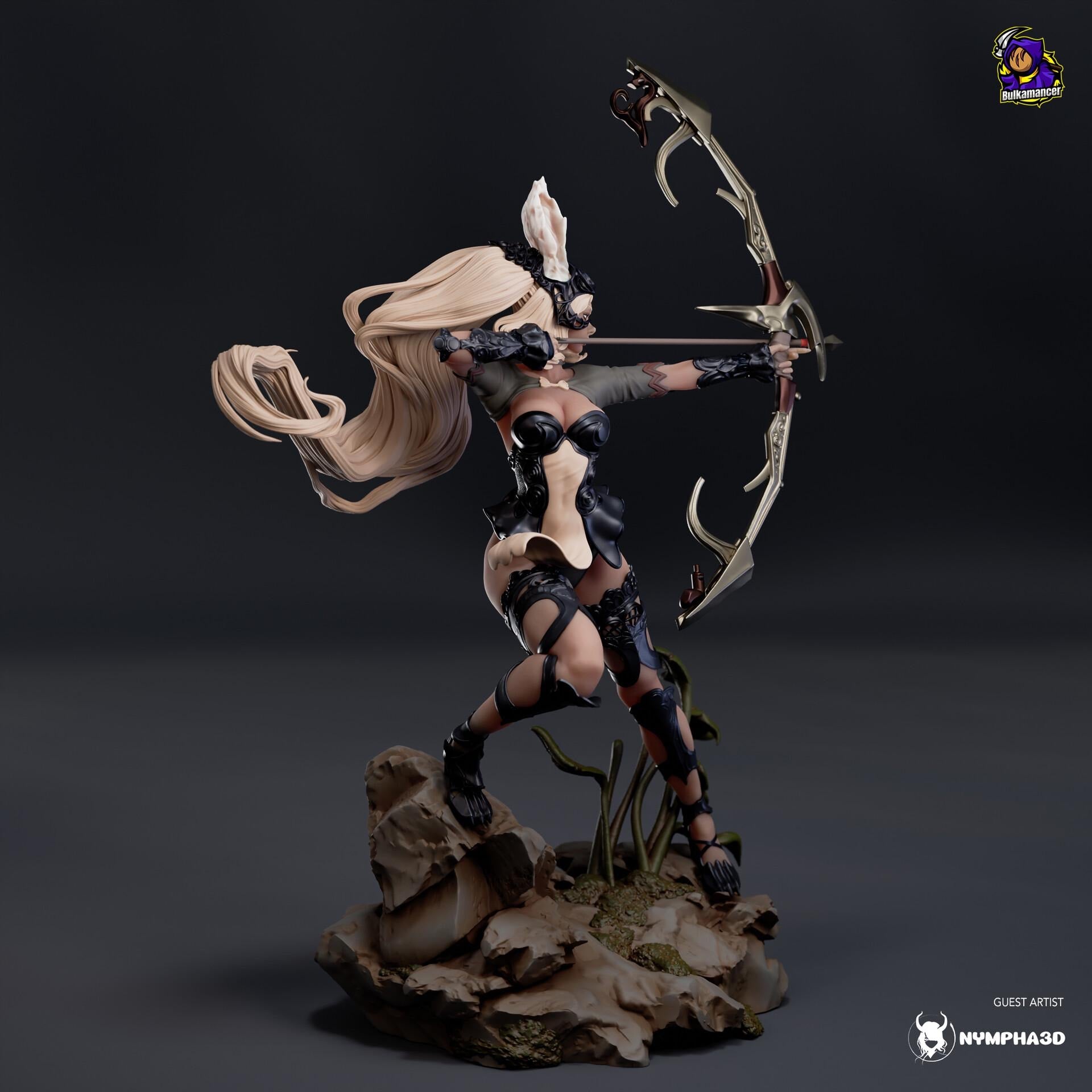 Fran Resin Figure, Final Fantasy XII Resin Statue, Hand Painted