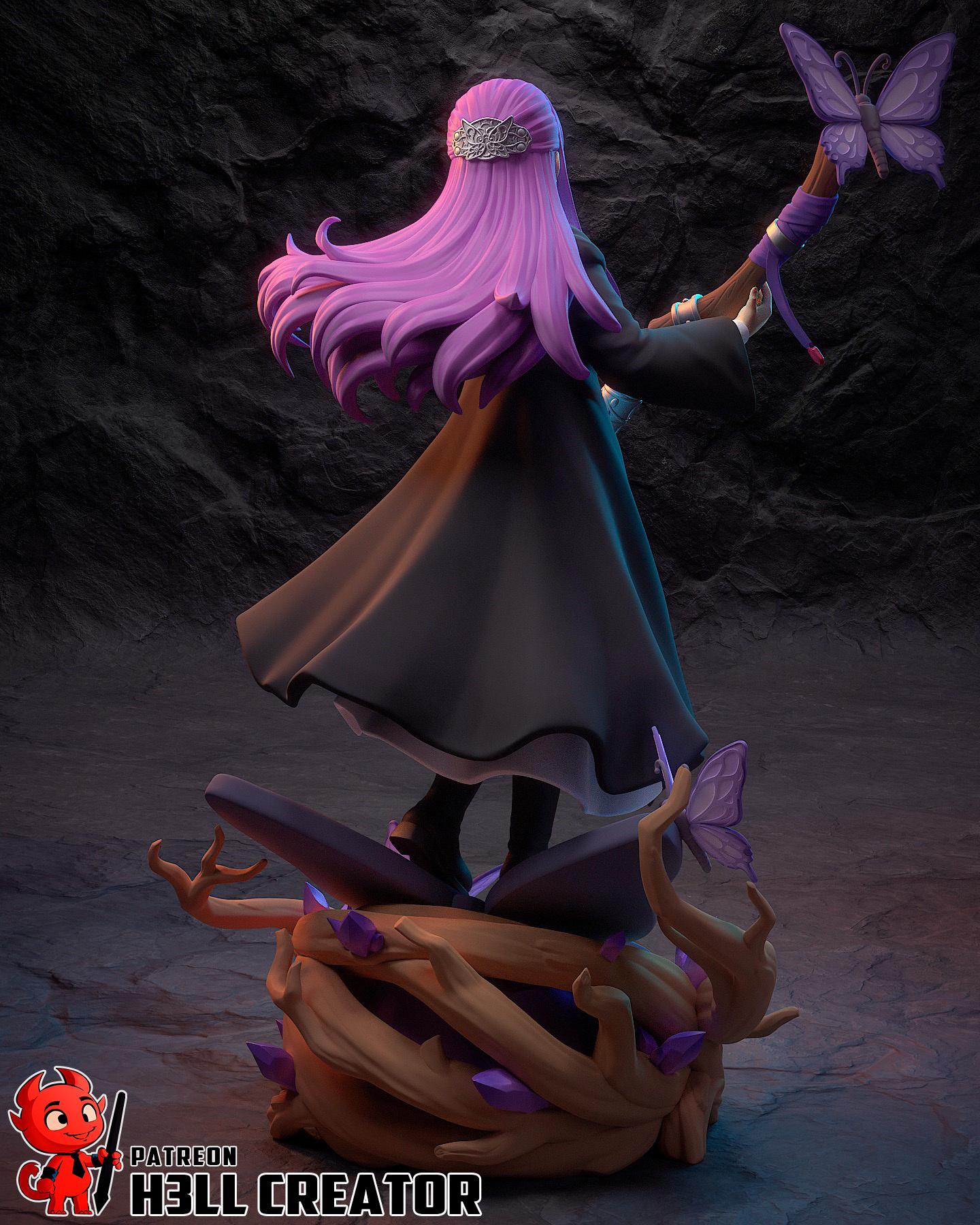 Fern Frieren resin figure, Hand Painted Statue, 22 cm (8.66 in)