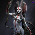 Varang Resin Figure, Hand Painted Collectible Statue, 34.1 cm (341 mm)