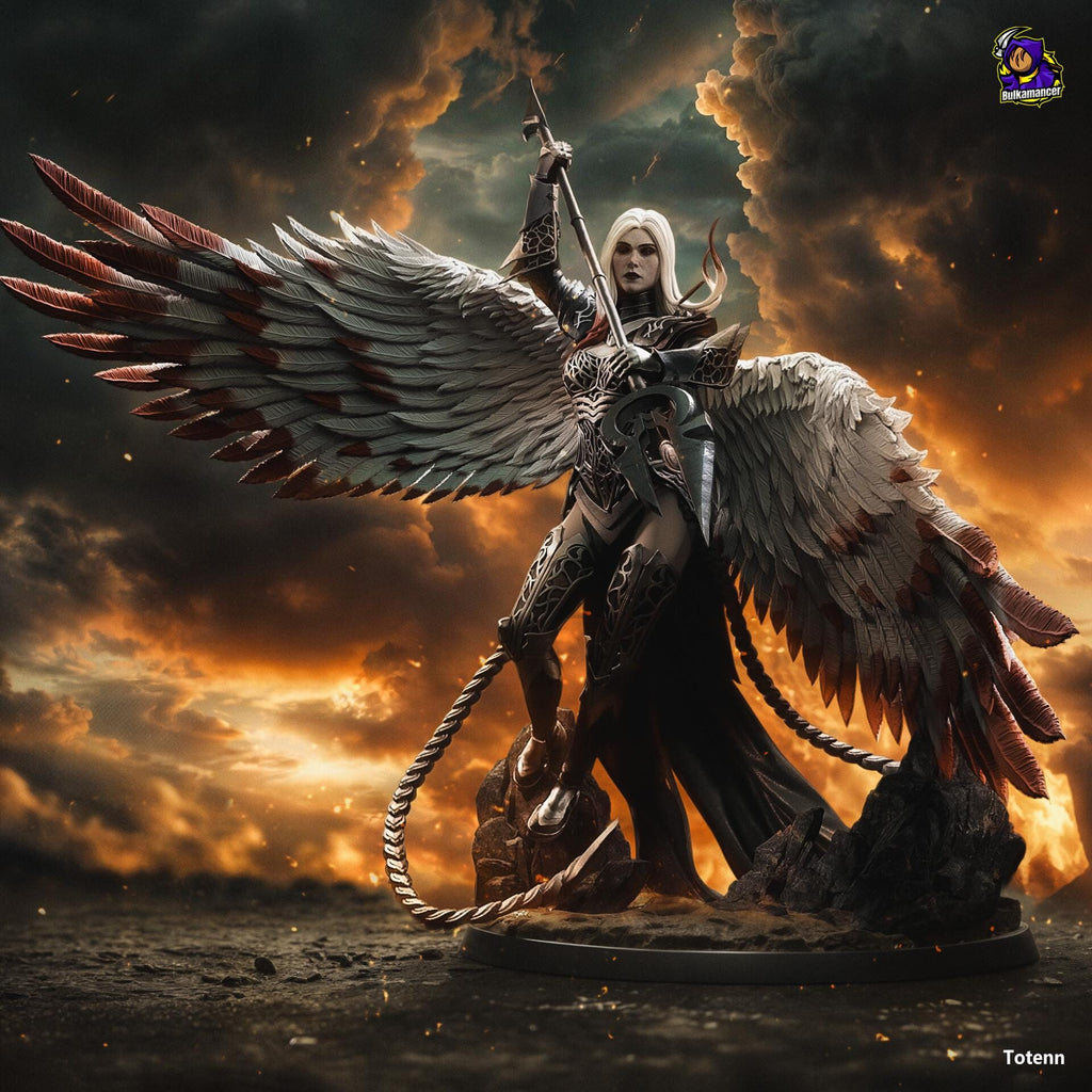 Avacyn resin figure, Hand Painted Collectible Statue, MTG Fan Art