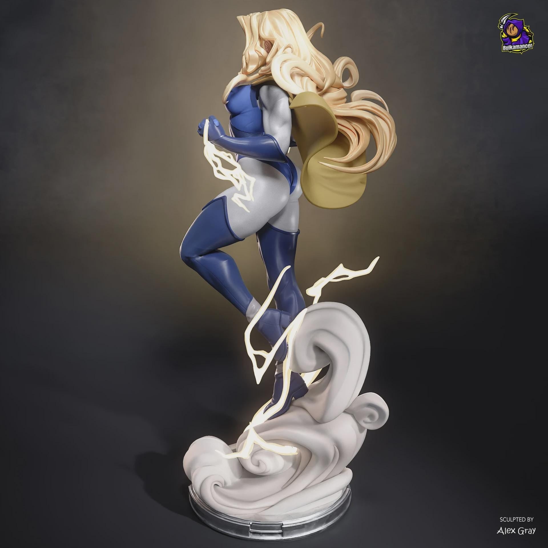 Blonde Blazer figure, Dispatch Resin Statue, Hand Painted, 28.6 cm (286 mm)