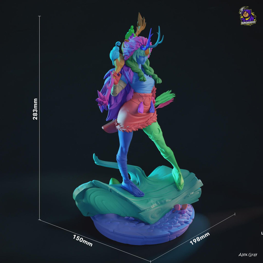 Artemis Resin Figure, Hand Painted Collectible Statue, 28.3 cm (11.14 in)