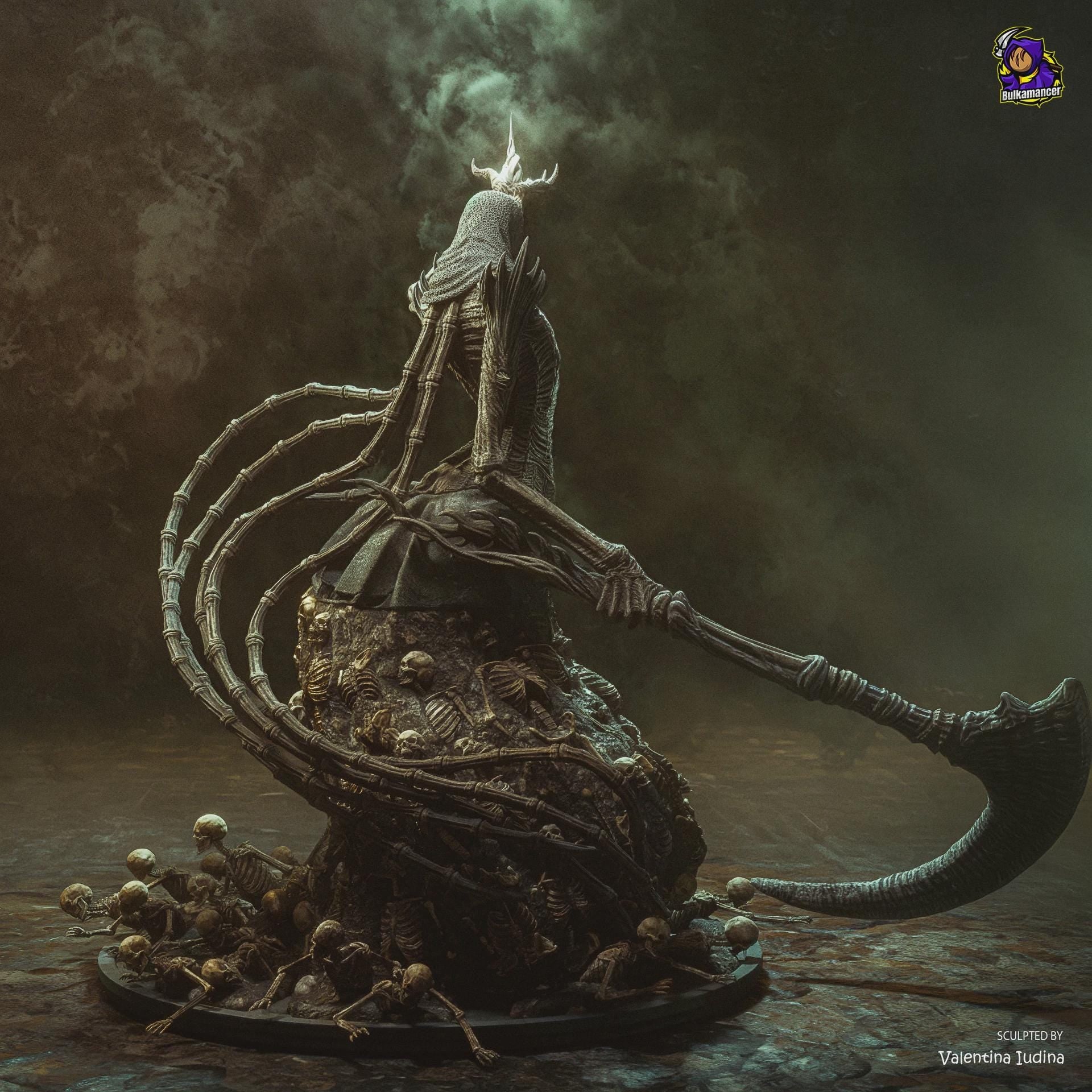 Nashandra Resin Figure, Dark Souls II, Hand Painted Collectible