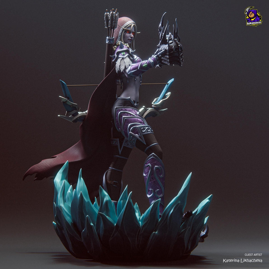 Sylvanas Windrunner Figure, Resin Statue, Hand Painted, 27.3 cm (10.75 in)