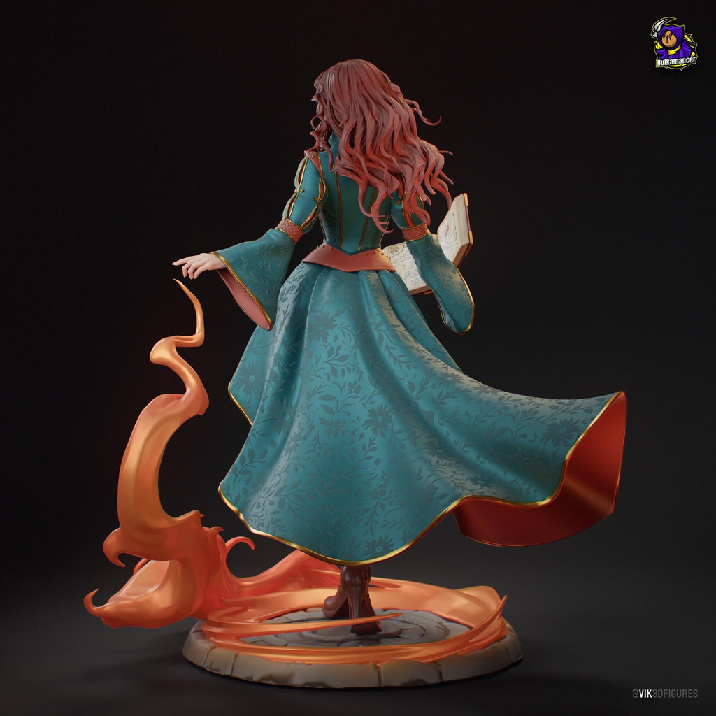 Triss Merigold Statue, Hand Painted Resin Figure, 24 cm (9.45 in)