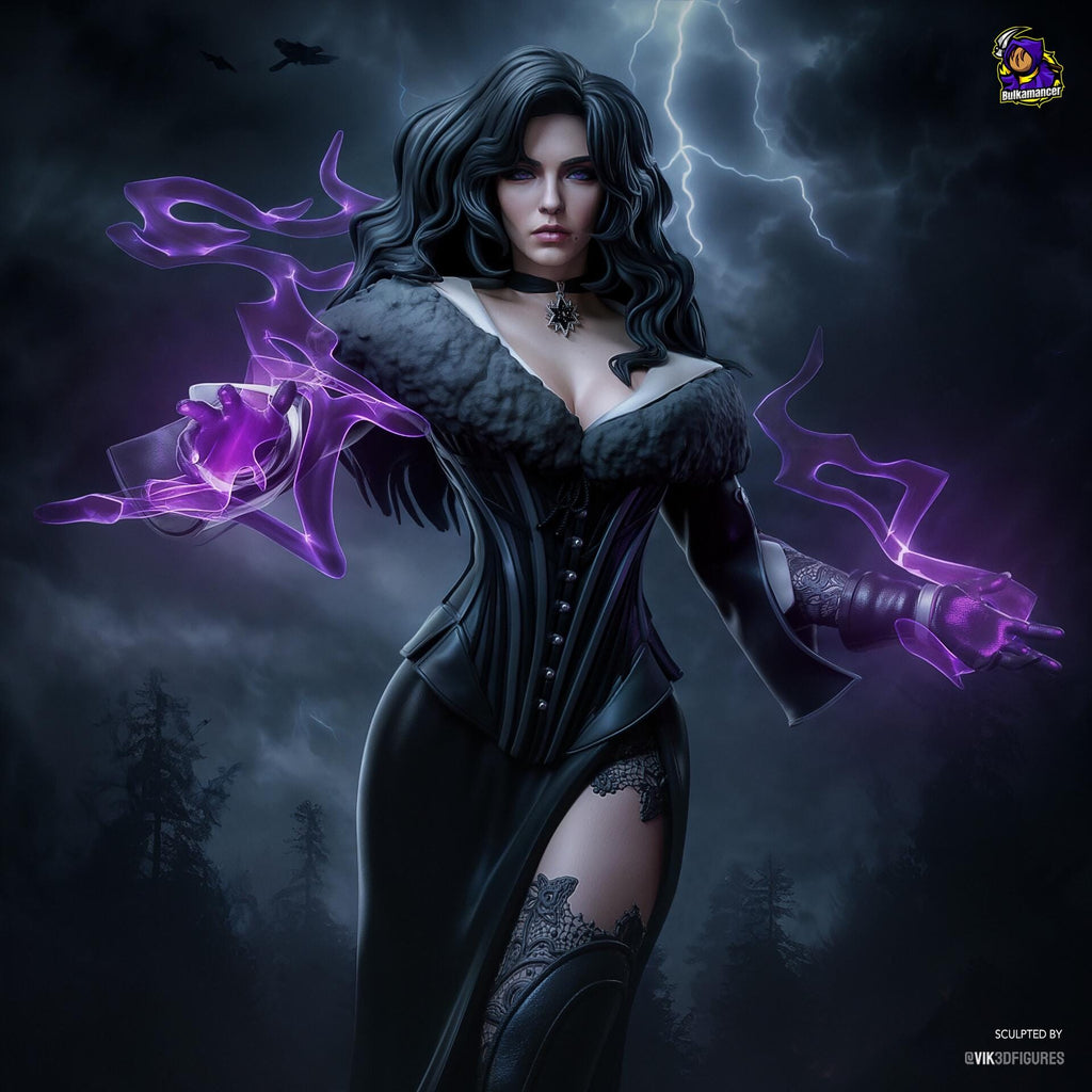 Yennefer Resin Figure, Yennefer Of Vengerberg Resin Statue, 24.3 cm