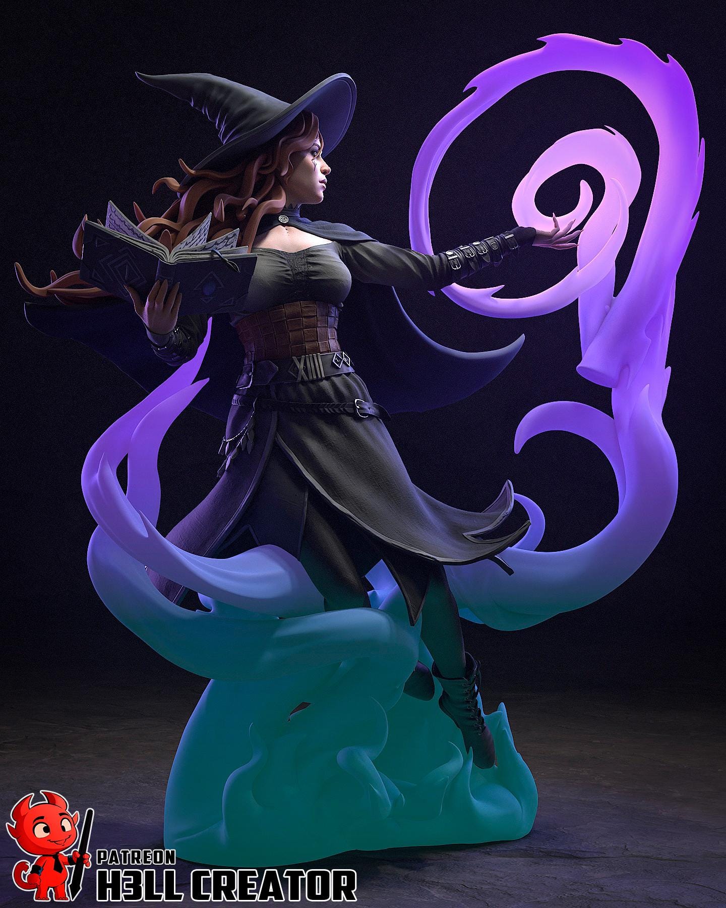 Tasha resin statue, Hand Painted Collectible Figure, 204 mm (8.0 in)