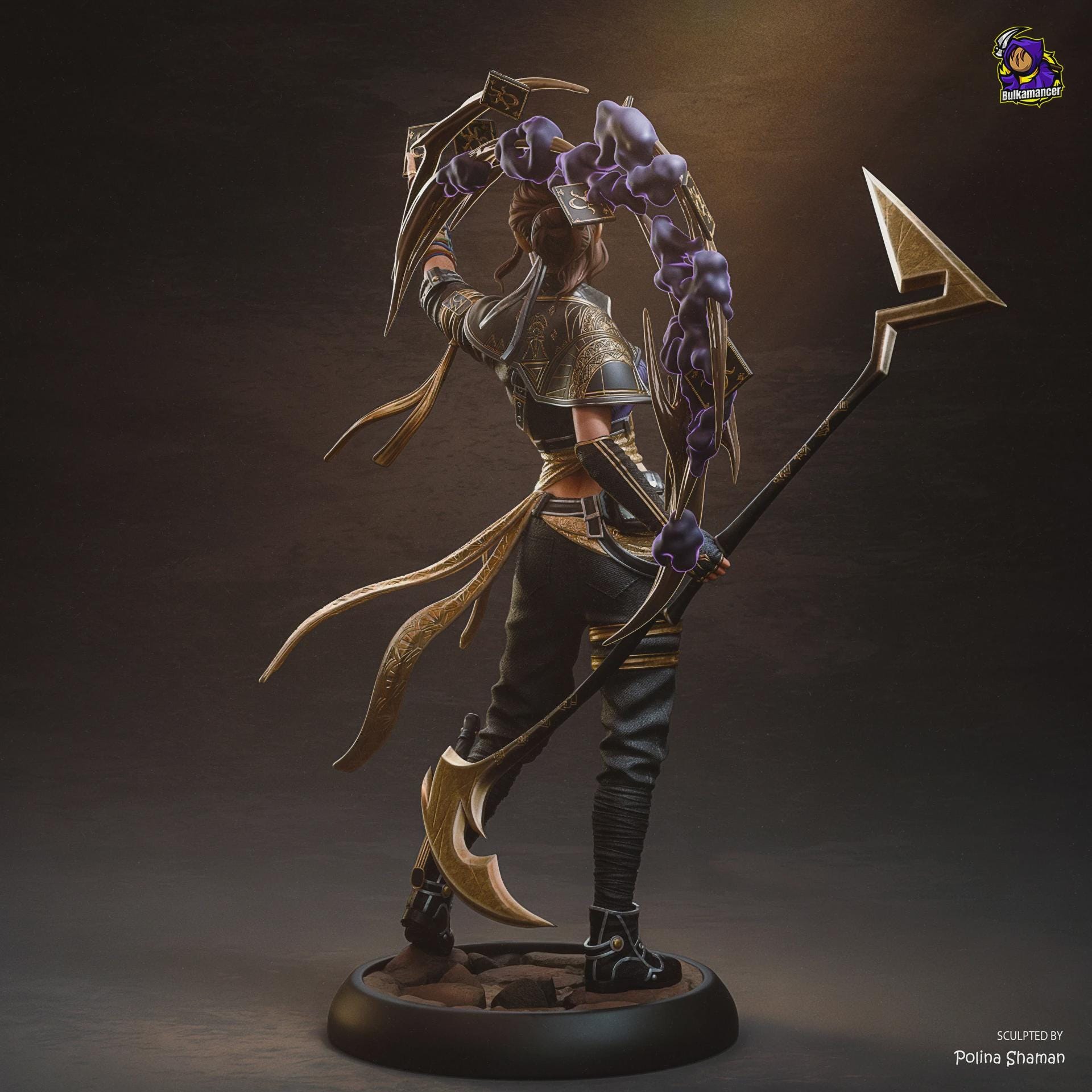 Sciel Resin Figure, Hand Painted Collectible Figure, 25.1 cm (9.88 in)