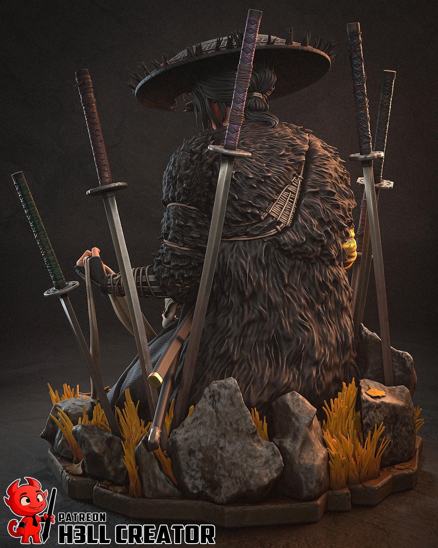 Atsu Resin Statue, Hand Painted Collectible Figure, 123 mm (4.8 in)